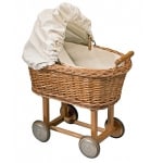 Moulin Roty детская плетеная коляска из ивы (арт. 720225)