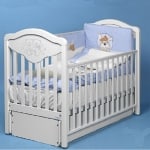 Baby Italia Gioco Lux детская кроватка-маятник (125х63 см.) со стразами