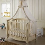 Baby Italia Andrea VIP античная слоновая кость детская кроватка (125х63 см.)