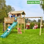 Jungle Gym Jungle Playhouse XL+SwingModule Xtra детский городок