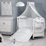 Roman Baby POLVERE DI STELLE комплект постельных принадлежностей 5 предметов (арт. 5501) со стразами