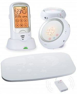 Ramili Baby RA300DuoSP радионяня с двумя детскими блоками и монитором дыхания 