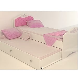 Advesta Princess подростковая кровать для двойни со стразами Swarowski