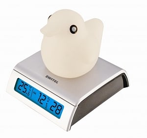 Switel BC150 светящийся термометр-часы с будильником для детской