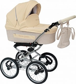 Maxima Classic кожа коляска для новорождённых 