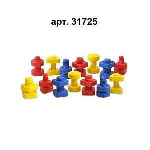 Miniland Болтики и гайки набор развивающих игрушек (арт. 31725)